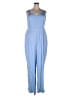 Unique Vintage Solid Blue Jumpsuit Size 5X - photo 1