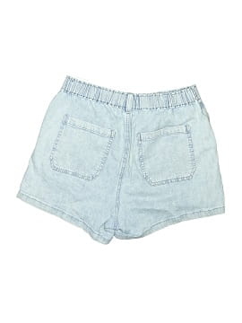 Cosmic Blue Love Denim Shorts (view 2)
