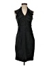 Express Design Studio Chevron-herringbone Black Cocktail Dress Size 4 - photo 1