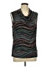 George Black Gray Sleeveless Blouse Size L - photo 1