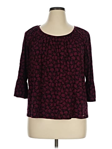 MICHAEL Michael Kors 3/4 Sleeve Blouse (view 1)