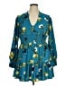June + Vie 100% Polyester Teal Kimono Size 14 - photo 1