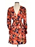 Alexia Admor Print Orange Cocktail Dress Size 4 - photo 1