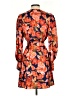 Alexia Admor Print Orange Cocktail Dress Size 4 - photo 2