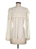 Zara Ivory Long Sleeve Blouse Size M - photo 2