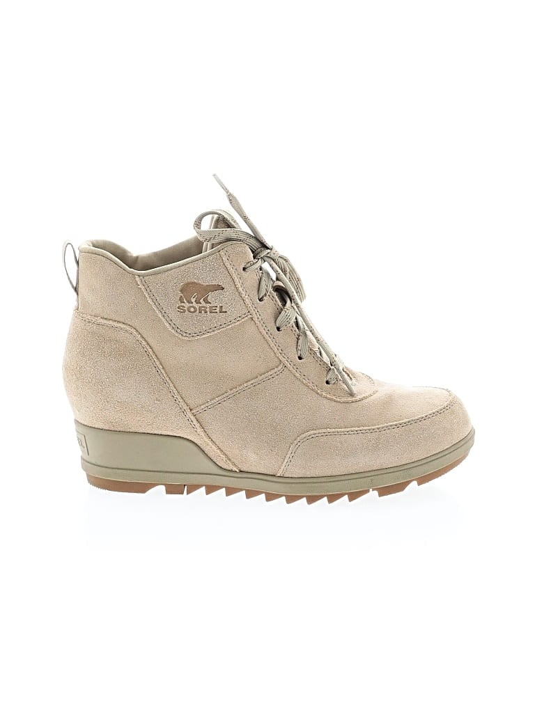 Pre-owned Sorel Wedges In Tan