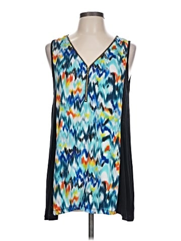 August Silk Sleeveless Blouse (view 1)