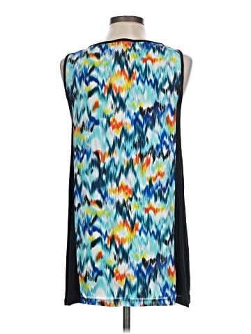 August Silk Sleeveless Blouse (view 2)