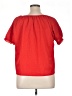 TeXTURE & THREAD Madewell Red Short Sleeve Blouse Size XL - photo 2