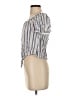 Hem & Thread 100% Rayon Silver Short Sleeve Blouse Size S - photo 5