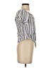 Hem & Thread 100% Rayon Silver Short Sleeve Blouse Size S - photo 4