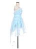 Mac Duggal 100% Polyester Blue Cocktail Dress Size 2 - photo 4