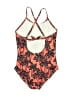 Hanna Andersson Print Orange One Piece Swimsuit Size 8 - photo 2