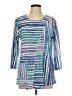 Chadwicks Blue 3/4 Sleeve Top Size L - photo 1