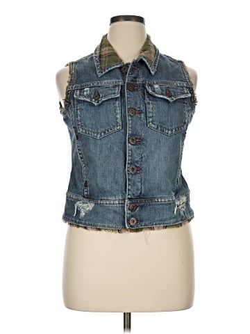Silver Jeans Co. Denim Vest (view 1)