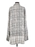 Sundry Plaid Gray Long Sleeve Blouse Size Sm (1) - photo 2