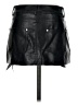 Edikted 100% Polyester Black Faux Leather Skirt Size S - photo 2