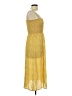 RESA 100% Polyester Polka Dots Yellow Casual Dress Size L - photo 4