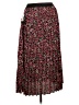 One 5 One 100% Polyester Floral Pink Casual Skirt Size L - photo 2