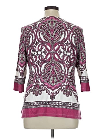 JM Collection 3/4 Sleeve Blouse (view 2)