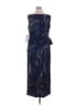JS Collections 100% Polyester Floral Blue Cocktail Dress Size 16 - photo 2