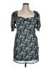 NSR 100% Polyester Blue Casual Dress Size XL - photo 1