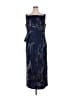 JS Collections 100% Polyester Floral Blue Cocktail Dress Size 16 - photo 1