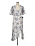 Kate and Lily 100% Polyester Blue Cocktail Dress Size 14 - photo 1