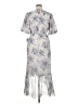 Kate and Lily 100% Polyester Blue Cocktail Dress Size 14 - photo 2