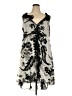 Jonathan Martin 100% Polyester Paisley Gray Cocktail Dress Size 24w - photo 1