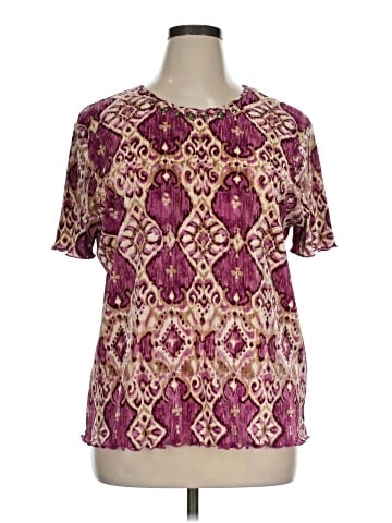 Alfred Dunner Short Sleeve Blouse (view 1)