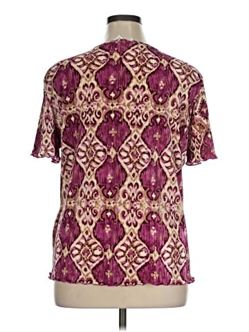 Alfred Dunner Short Sleeve Blouse (view 2)