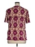 Alfred Dunner 100% Polyester Burgundy Short Sleeve Blouse Size XL - photo 2