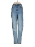 Divided by H&M Solid Blue Jeans Size 6 - photo 1