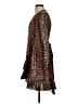 Ganni 100% Polyamide Animal Print Brown Cocktail Dress Size EU 36 / US 6 - photo 5