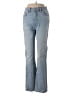 Zara Hearts Blue Jeans Size 6 - photo 1