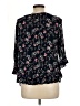 Gap Outlet 100% Rayon Black 3/4 Sleeve Blouse Size L - photo 2