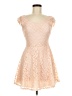 Coco Avante 100% Polyester Tan Cocktail Dress Size M - photo 1