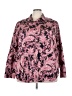 Chaps 100% Cotton Paisley Pink Long Sleeve Button-Down Shirt Size 3X - photo 1