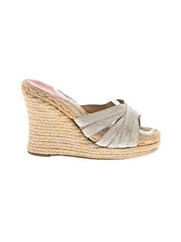 Christian Louboutin Canvas Cataribbon Espadrille Wedges (view 1)