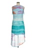 I Heart Ronson 100% Polyester Graphic Teal Casual Dress Size 14 - photo 2