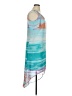 I Heart Ronson 100% Polyester Graphic Teal Casual Dress Size 14 - photo 4