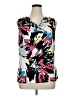STUDIO by Tahari-Levine Black Sleeveless Blouse Size XL - photo 1