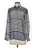 Armani Exchange Stripes Silver Long Sleeve Blouse Size XS - photo 1