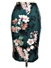 Shein Floral Teal Formal Skirt Size M - photo 1