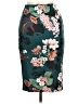 Shein Floral Teal Formal Skirt Size M - photo 2