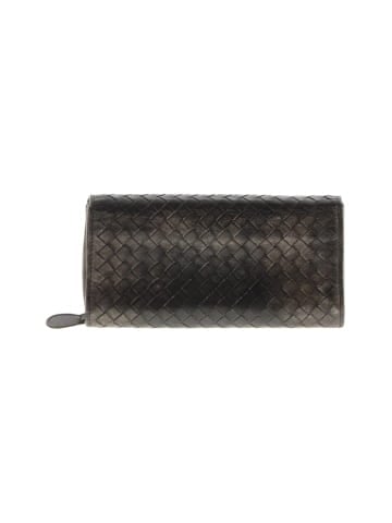 Bottega Veneta Intrecciato woven leather long wallet (view 2)