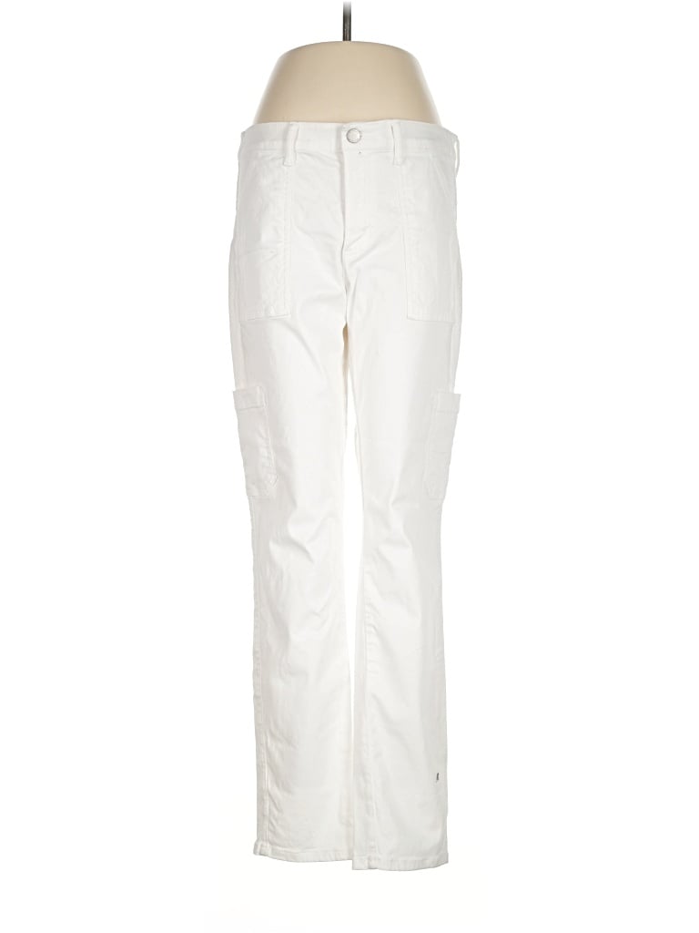 Pre-owned Banana Republic Cargo Pants In White