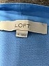Ann Taylor LOFT 100% Polyester Blue Sleeveless Blouse Size XL - photo 7