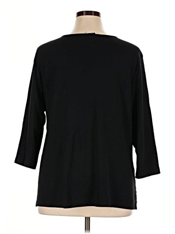 Karen Scott Sport 3/4 Sleeve T-Shirt (view 2)